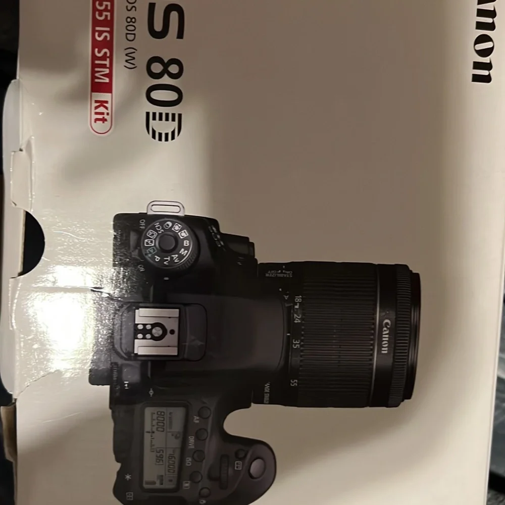 Canon 80d with lens